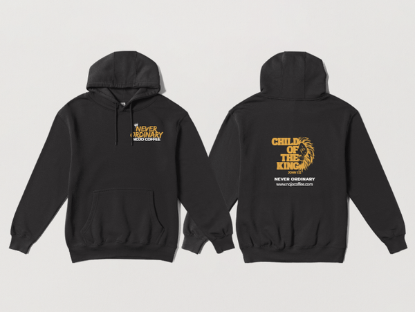 Child of the King Black Hoodie - NOJO COFFEE