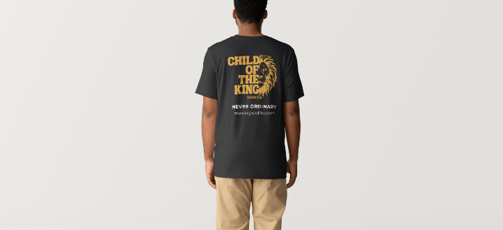 Child of the King Black T-Shirt - NOJO COFFEE