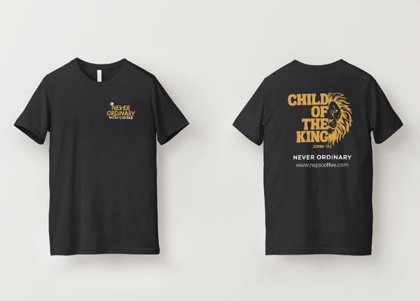 Child of the King Black T-Shirt - NOJO COFFEE