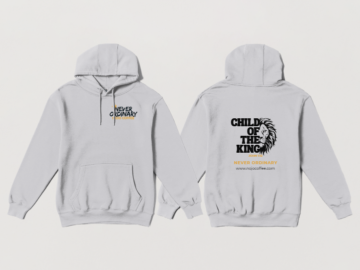 Child of the King Grey Hoodie - NOJO COFFEE
