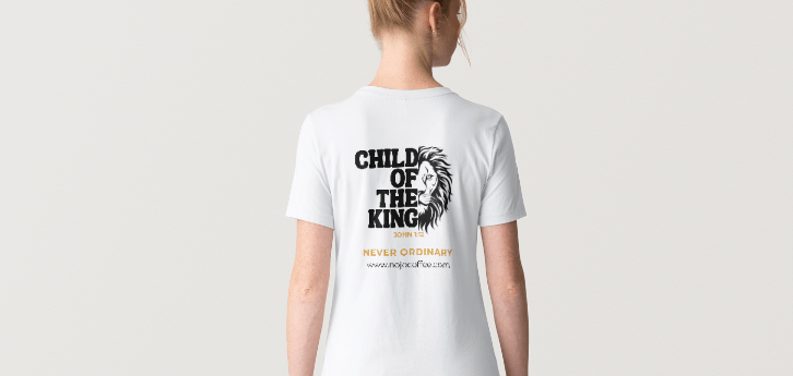 Child of the King White T-Shirt - NOJO COFFEE