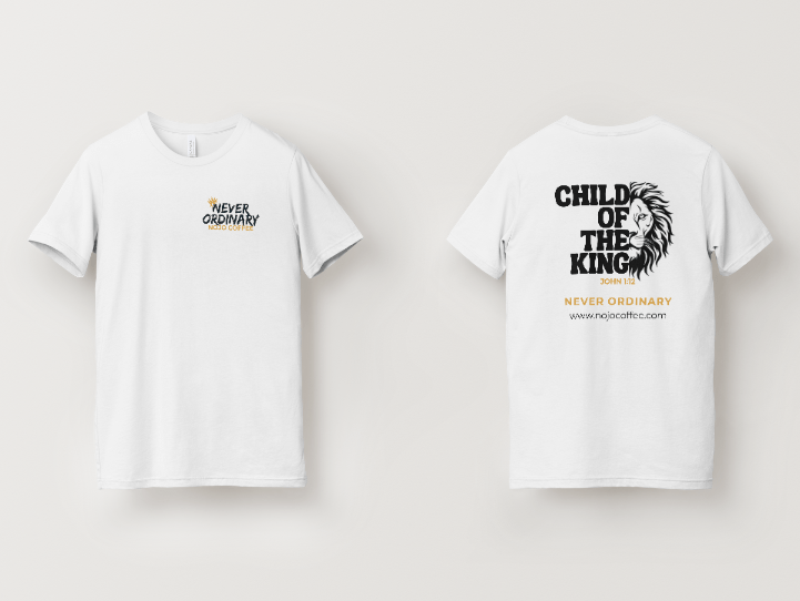 Child of the King White T-Shirt - NOJO COFFEE